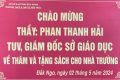 Thầy Phan Thanh Hải – Giám đốc Sở GDĐT tỉnh Đắk Nông trao tặng 600 đầu sách, tài liệu tham khảo cho Thư viện trường THCS&THPT Lê Hữu Trác